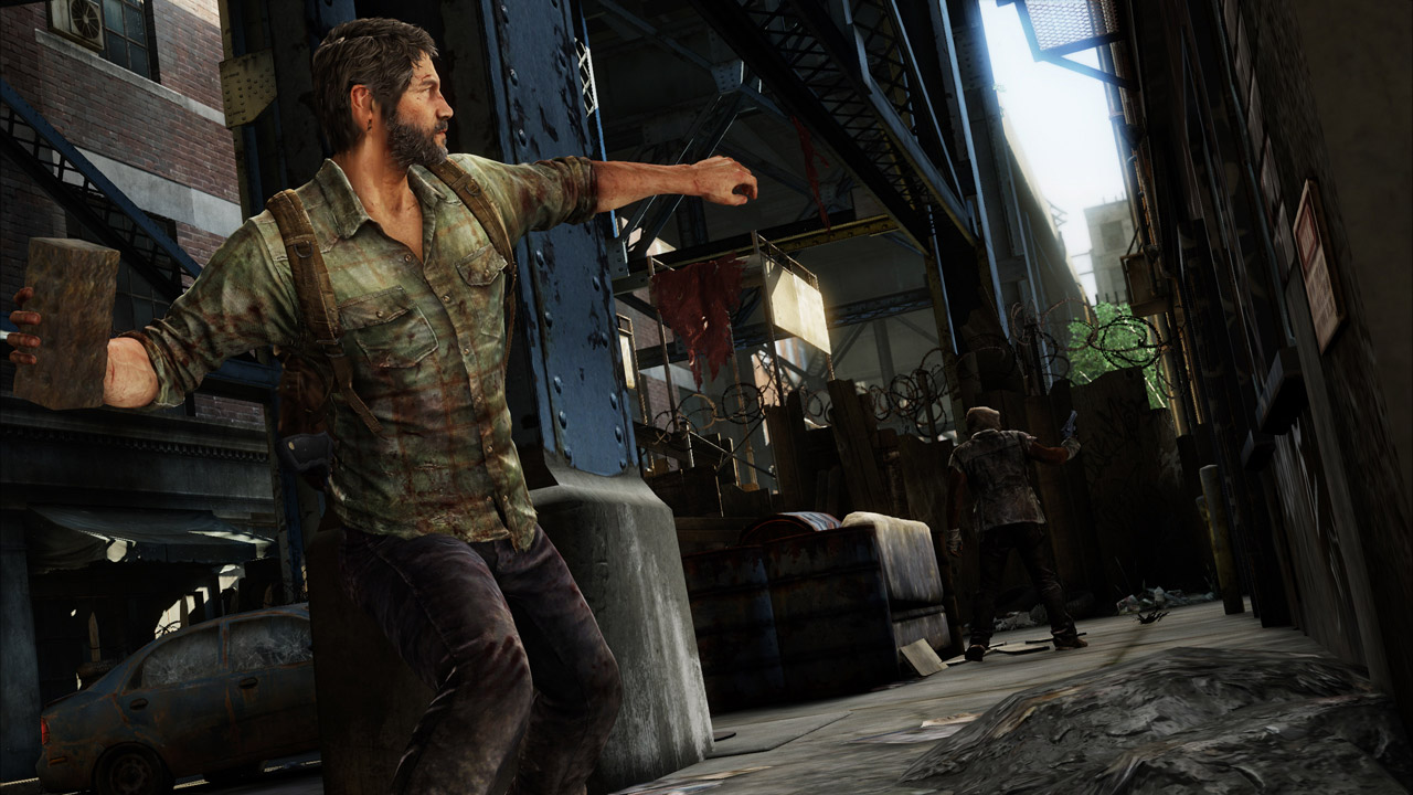 Screenshot of Joel in The Last of Us